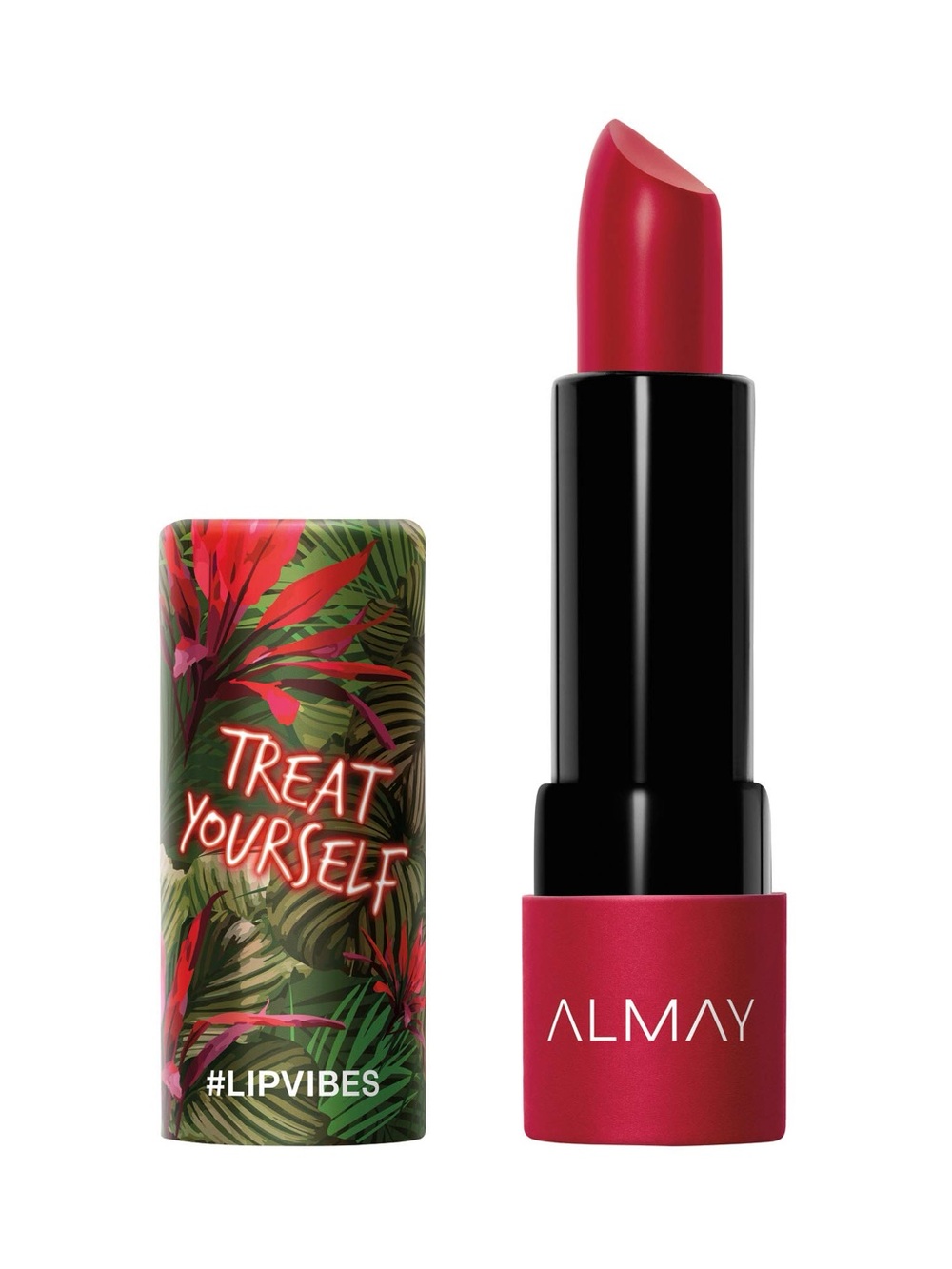Almay Treat Yourself Lipstick in Vibrant Pink-Red